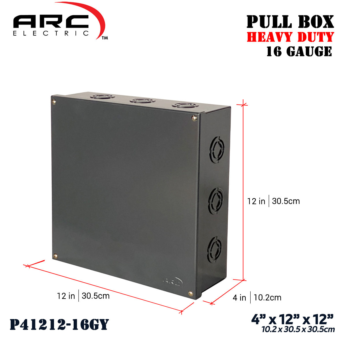 Arc Pull Box Enclosure - 18 Gauge