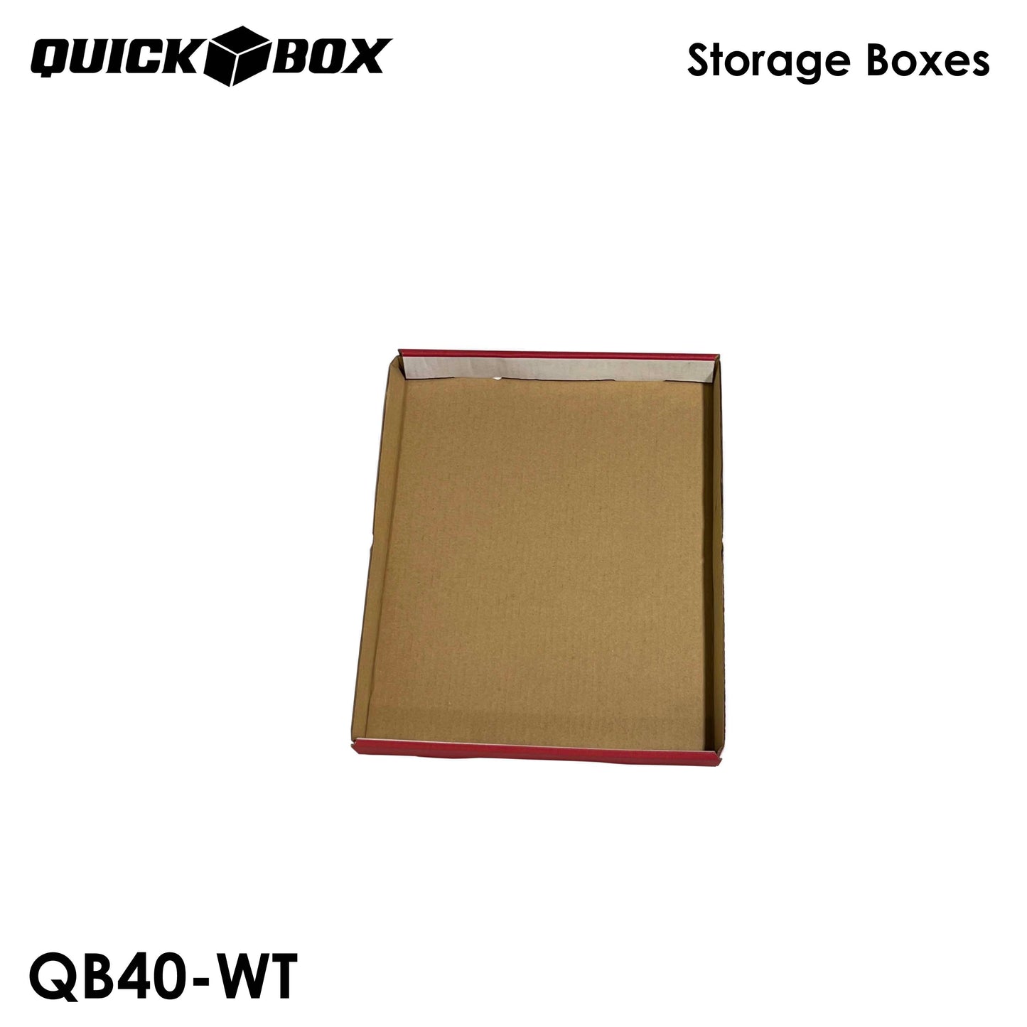 Quick Box White Corrugated Storage Container for Office & House Use | 3 or 5 pcs. set | Collapsible | Durable |