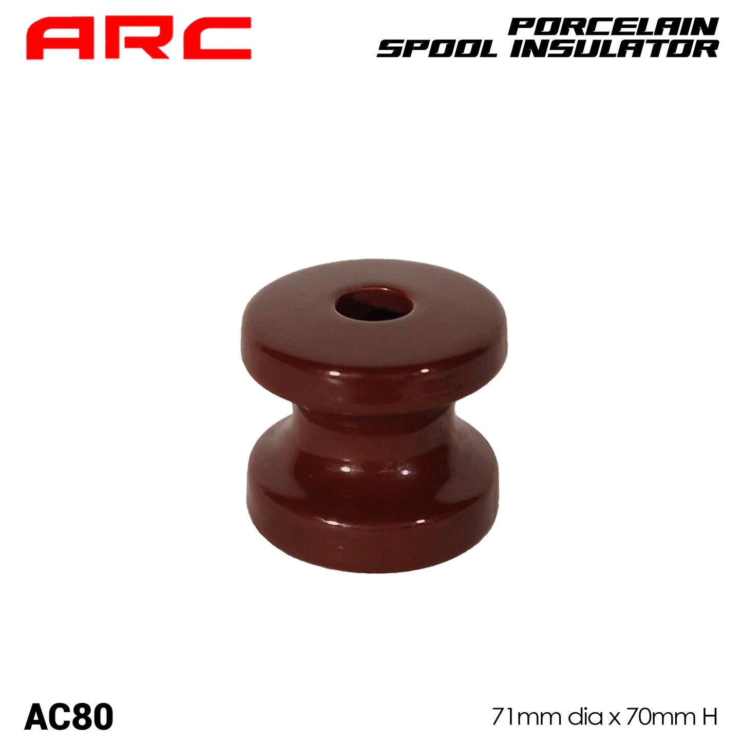 Porcelain Spool Insulator (Shackle) for low voltage distribution network