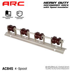 Secondary Rack 3 Arc Heavy-Duty Secondary Rack with Porcelain Spool (Shackle) Insulator ...