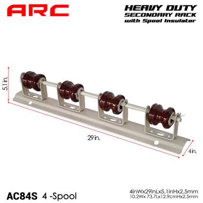 ARC HD Secondary Rack with Porcelain Spool (Shackle) Insulator for low voltage distribution network