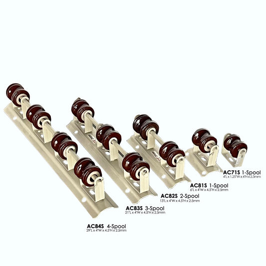 Arc Heavy-Duty Secondary Rack with Porcelain Spool (Shackle) Insulator