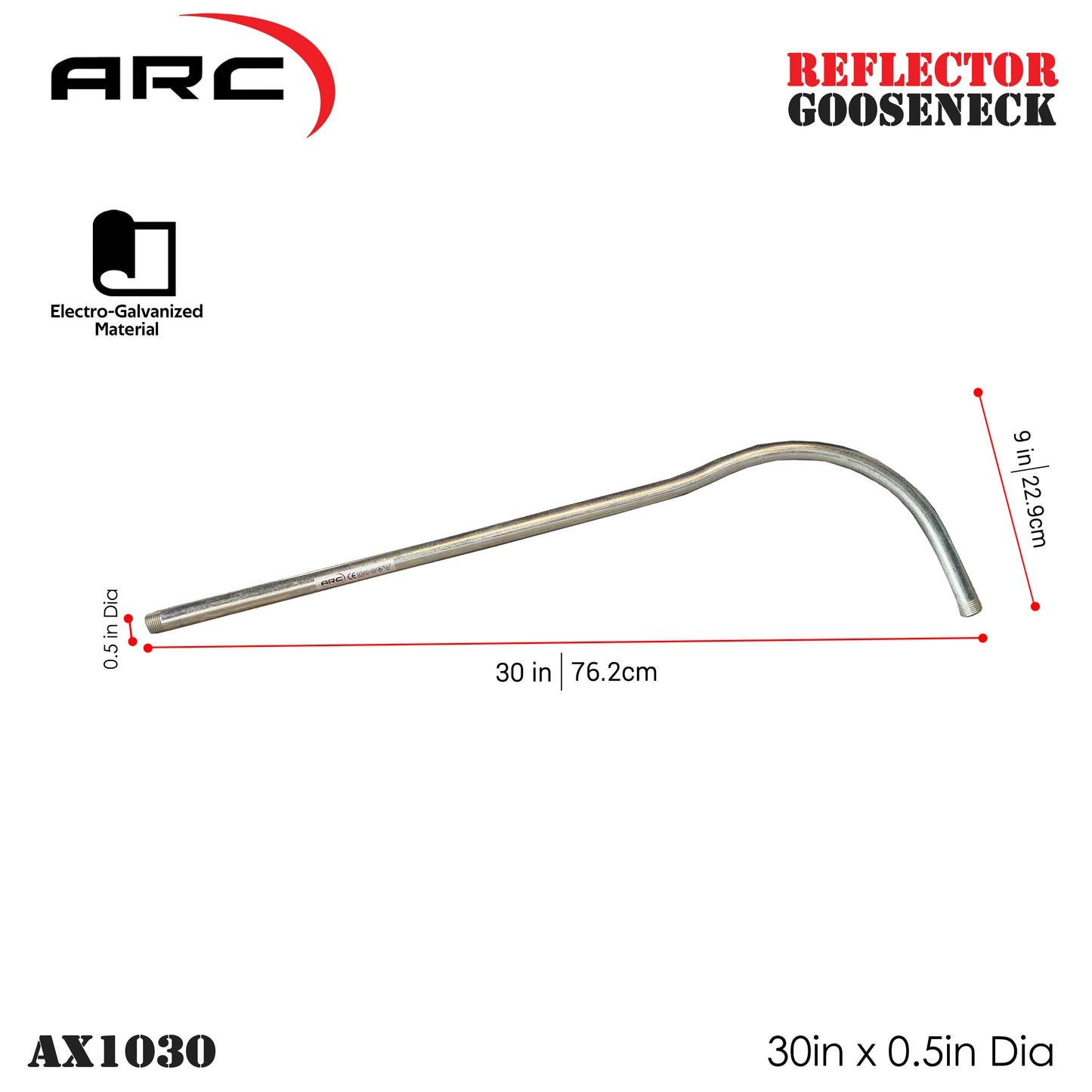 ARC Aluminum Reflector Industrial barn lighting for outdoor use (sold by parts)