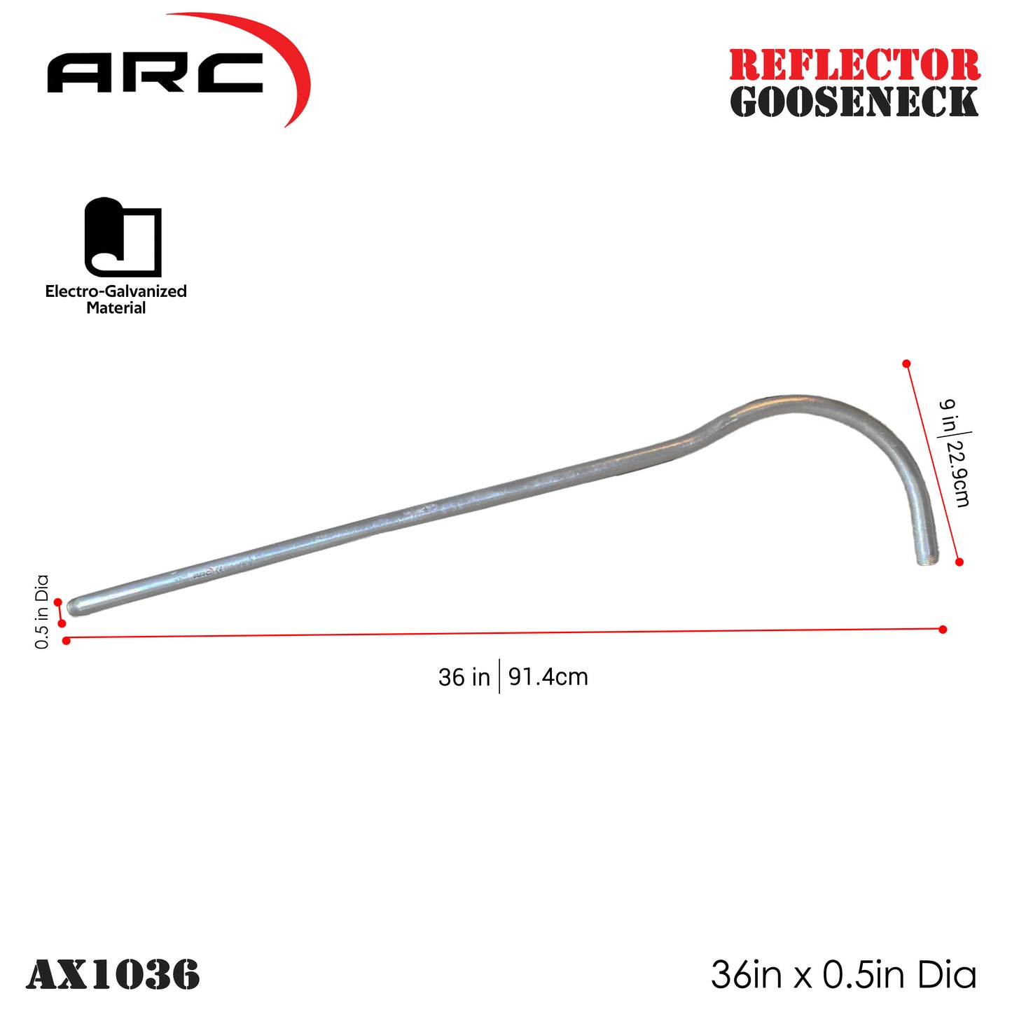 ARC Aluminum Reflector Industrial barn lighting for outdoor use (sold by parts)