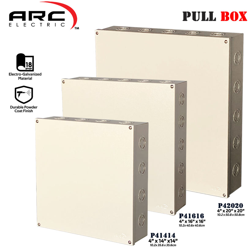 Arc Pull Box Enclosure - 18 Gauge – Quickfab Innovative Products Inc.