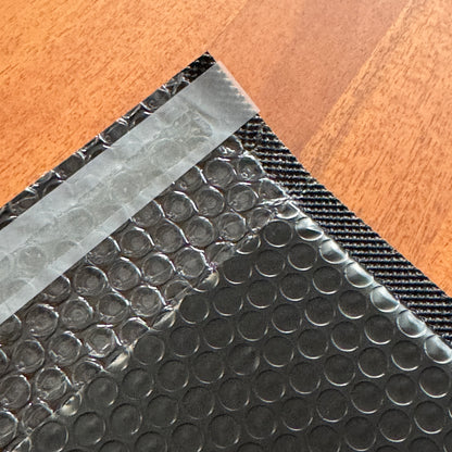 Galba Pack Black & Pink Bubble Mailer Pouch with Self-adhesive Seal Padded Plastic Envelope