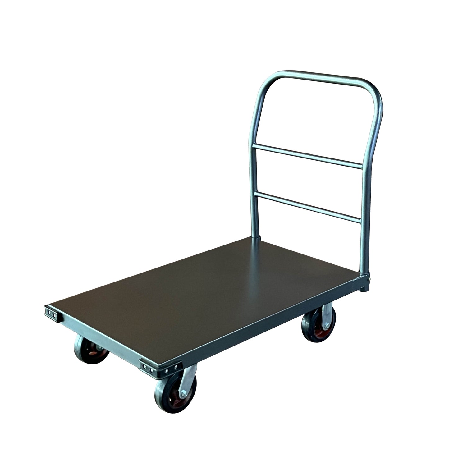 Viking Heavy-Duty All-Steel Platform Truck Foldable Handle Trolley Pushcart