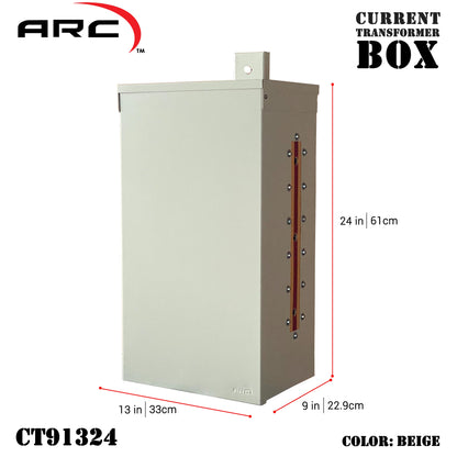 Arc Current Transformer Box - 18Gauge, 9inD x 13inW x 24inH (CT91324)