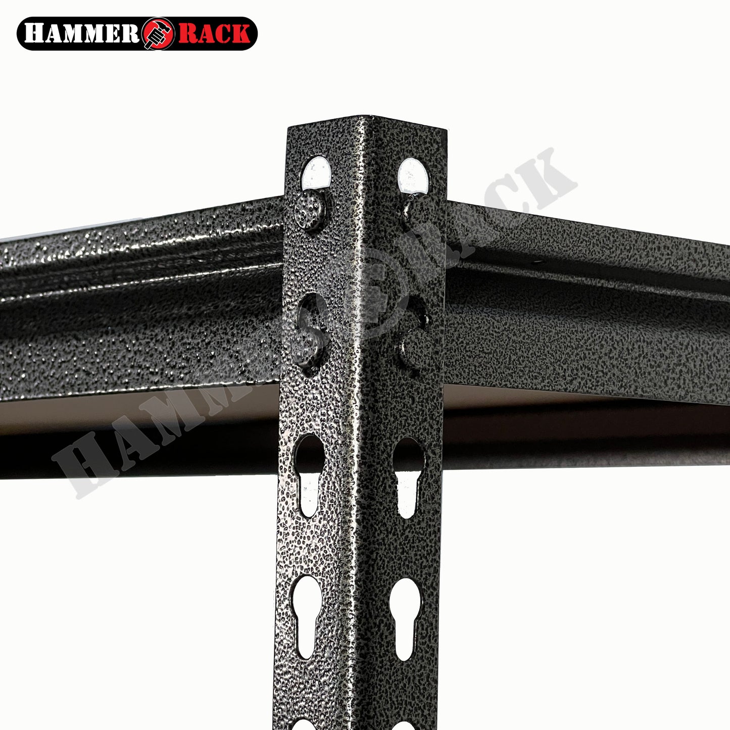 HAMMER RACK 5-Tier Heavy Duty Steel Storage Shelving 750kg MDF board