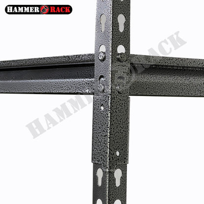 HAMMER RACK 5-Tier Heavy Duty Steel Storage Shelving 750kg MDF board