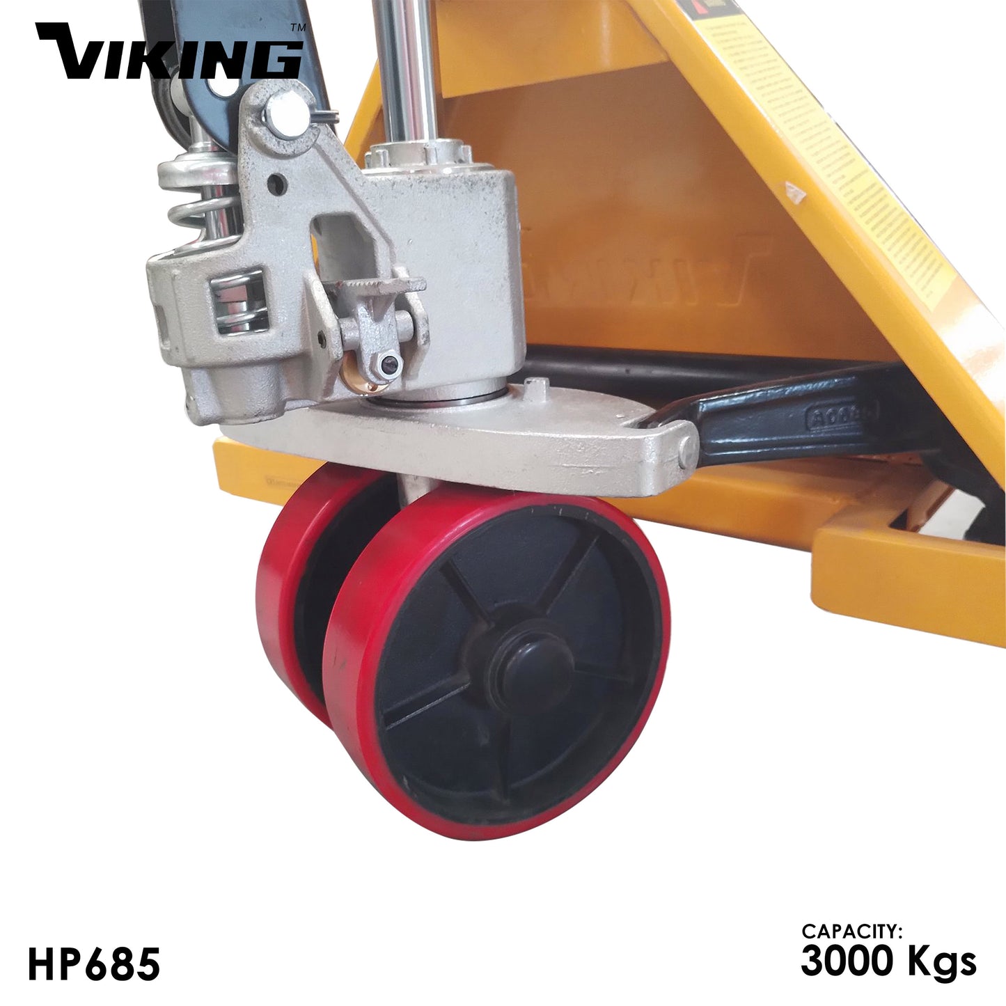 Viking Heavy-Duty Hand Pallet Truck | 3000kgs Load Capacity | PU Wheel |for Industrial Material Handling