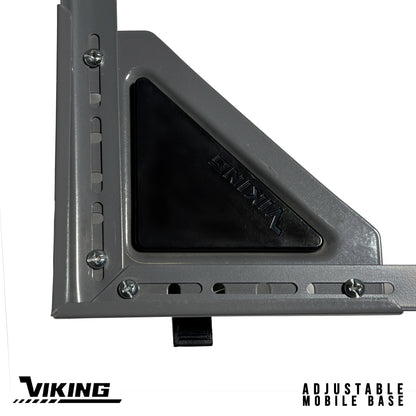 VIKING Adjustable Mobile Base for Appliances Heavy Duty Twin Wheel with Double Brake 300 kilo capacity