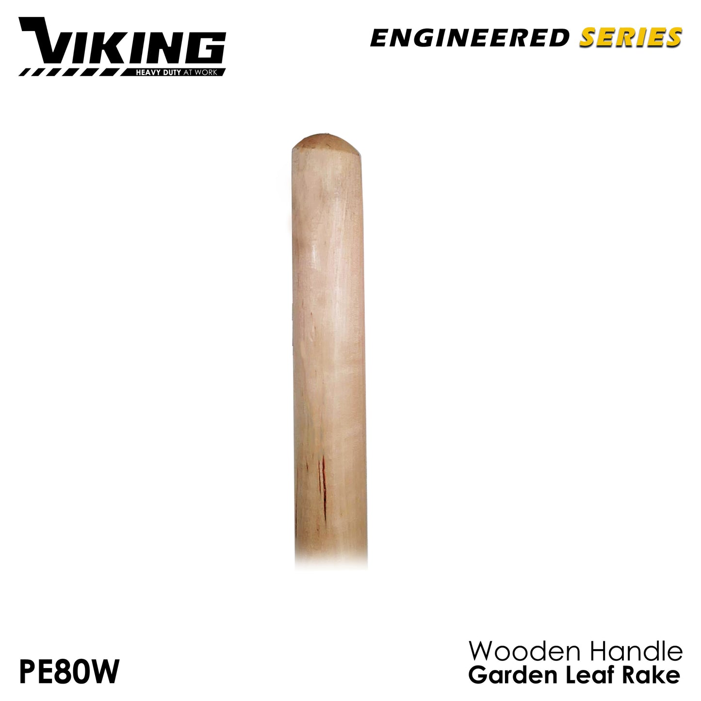 Viking Poly Leaf Rake 22-Tines for Gardening Wooden Handle 60-Inch Heavy Duty (Kalaykay ng dahon)