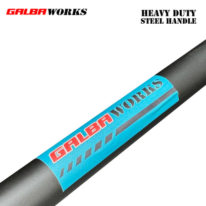 Galba Works 5-Tine Hand Garden Rake | Heavy Duty Steel Cultivator | Weeding & Soil Loosening Tool