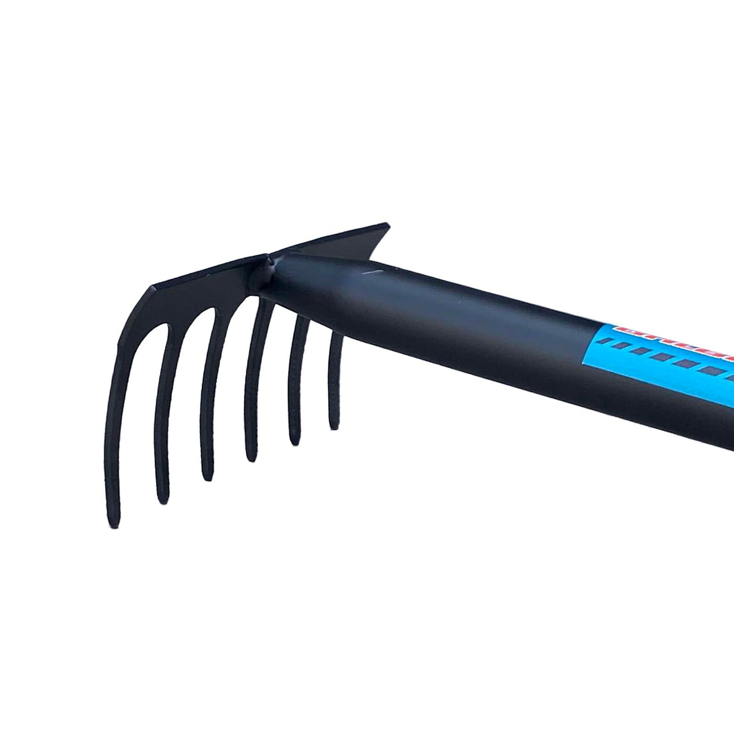 Galba Works 5-Tine Hand Garden Rake | Heavy Duty Steel Cultivator | Weeding & Soil Loosening Tool