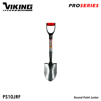VIKING Pro Series Shovel Red Fiberglass Handle Power D-Grip (Pala) Heavy Duty