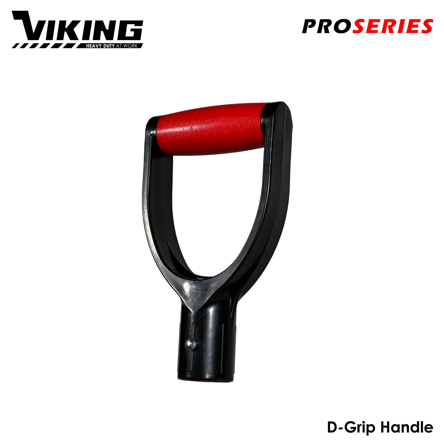 VIKING Pro Series Shovel Red Fiberglass Handle Power D-Grip (Pala) Heavy Duty