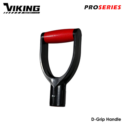 VIKING Pro Series Shovel Red Fiberglass Handle Power D-Grip (Pala) Heavy Duty