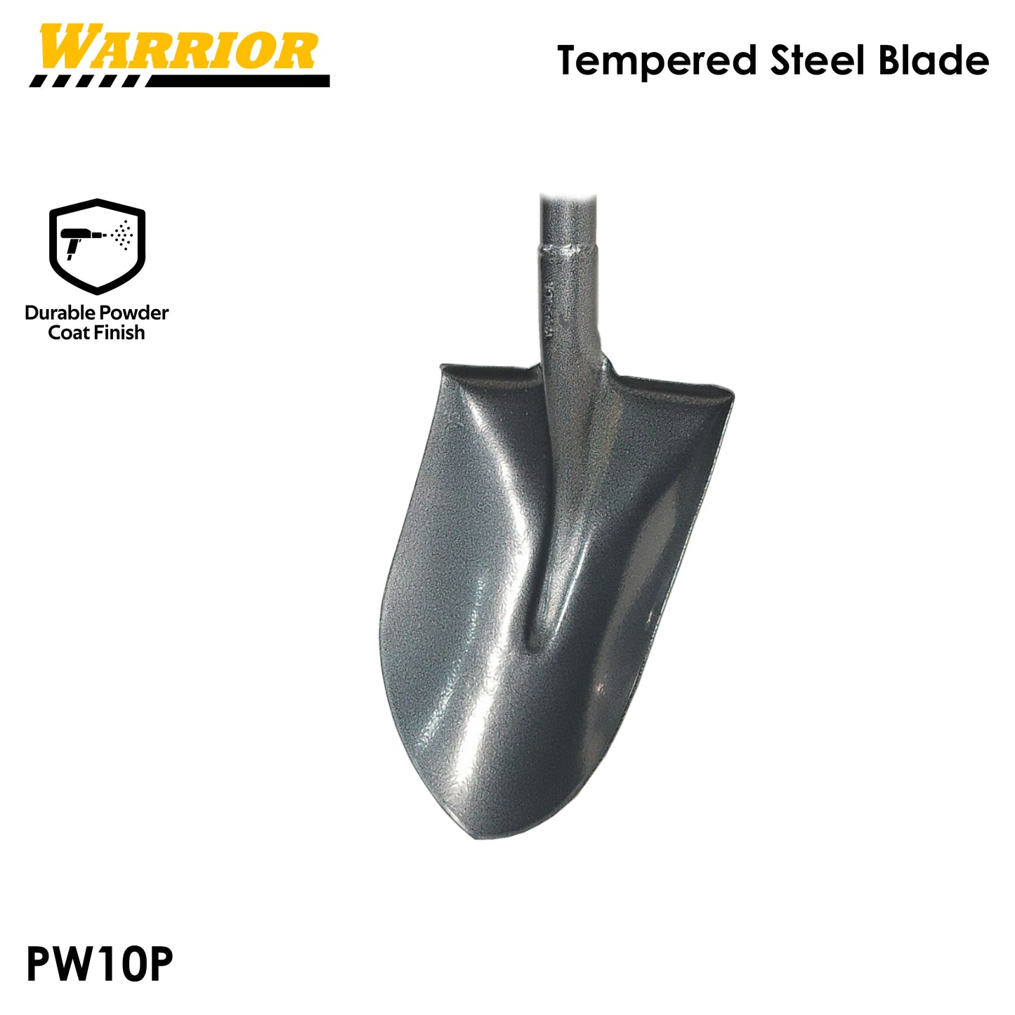 WARRIOR 40.5-Inch SHOVEL ALL-STEEL(Pala) with D-Handle for Gardening and Digging Heavy Duty