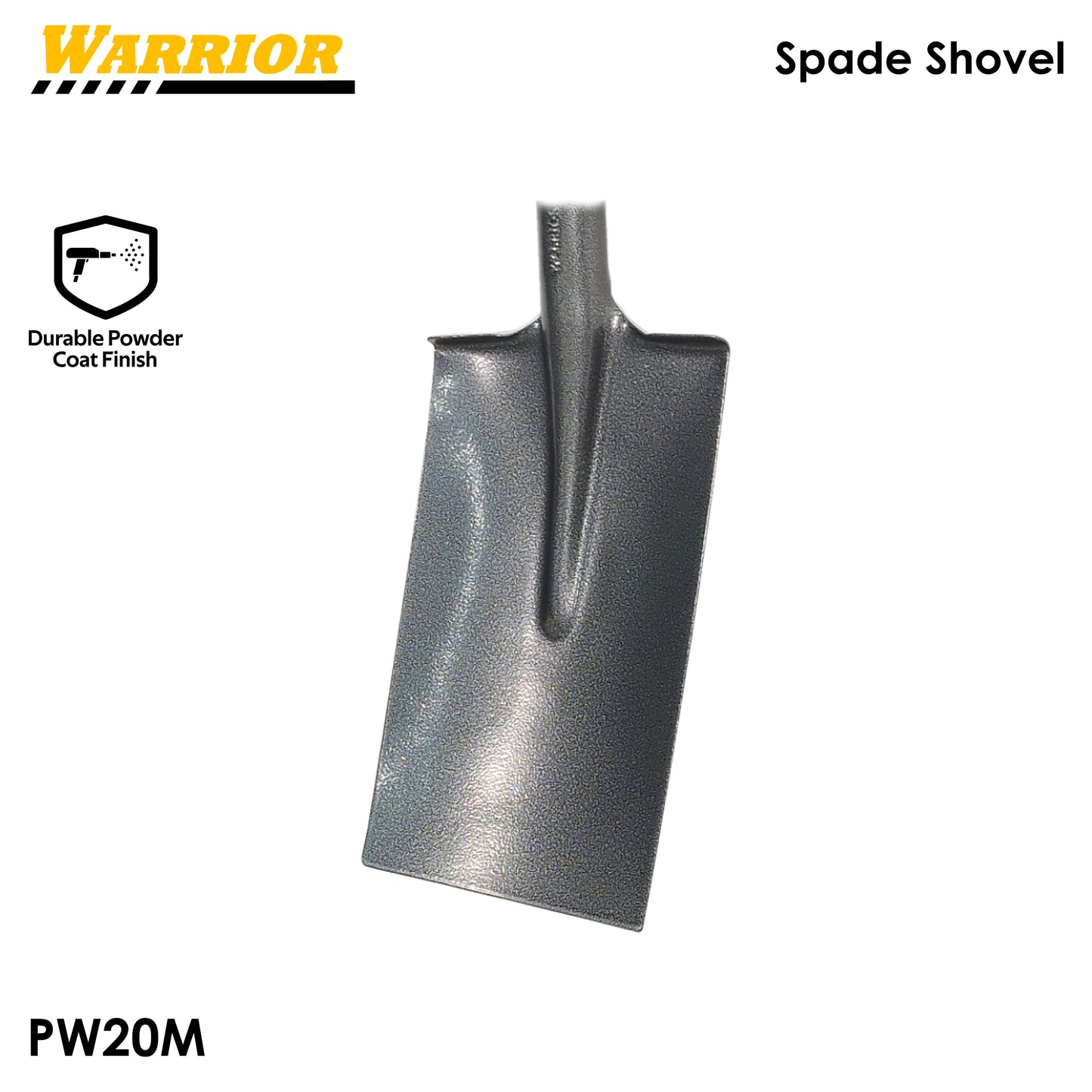 WARRIOR 40.5-Inch SHOVEL ALL-STEEL(Pala) with D-Handle for Gardening and Digging Heavy Duty