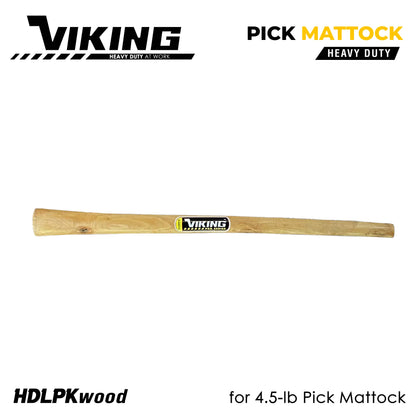 Viking 4.5lb Pick Mattock for Gardening  Heavy Duty Tool for Digging Planting Loosening Soil