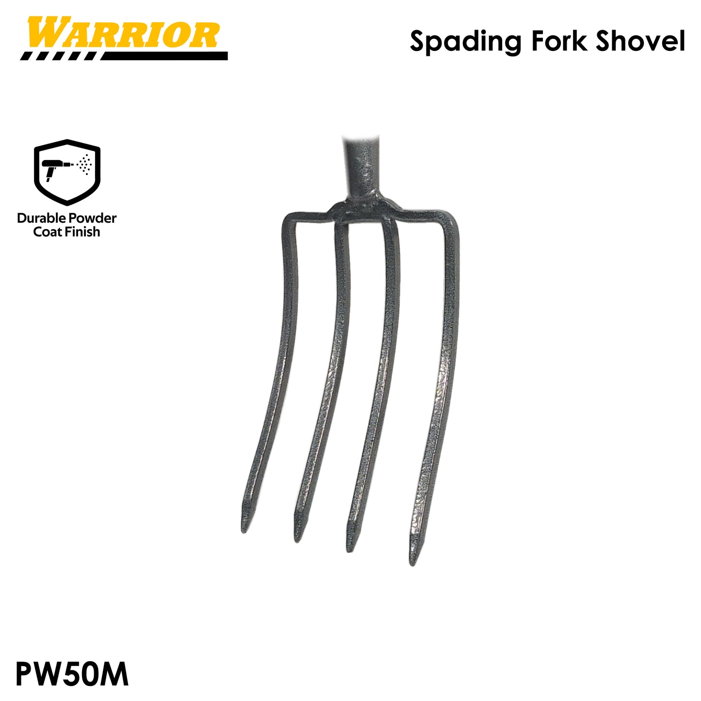 WARRIOR 40.5-Inch SHOVEL ALL-STEEL(Pala) with D-Handle for Gardening and Digging Heavy Duty