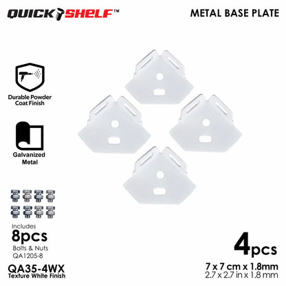 Quickshelf Big Slotted Angle Bar QS725, 1.5"x2.4"x1.8mm, DIY Heavy-Duty Storage Shelving [CAN EDIT]