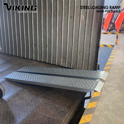 Viking brand Portable Steel Loading Ramp (non-foldable) Galvanized Steel 200kg Capacity