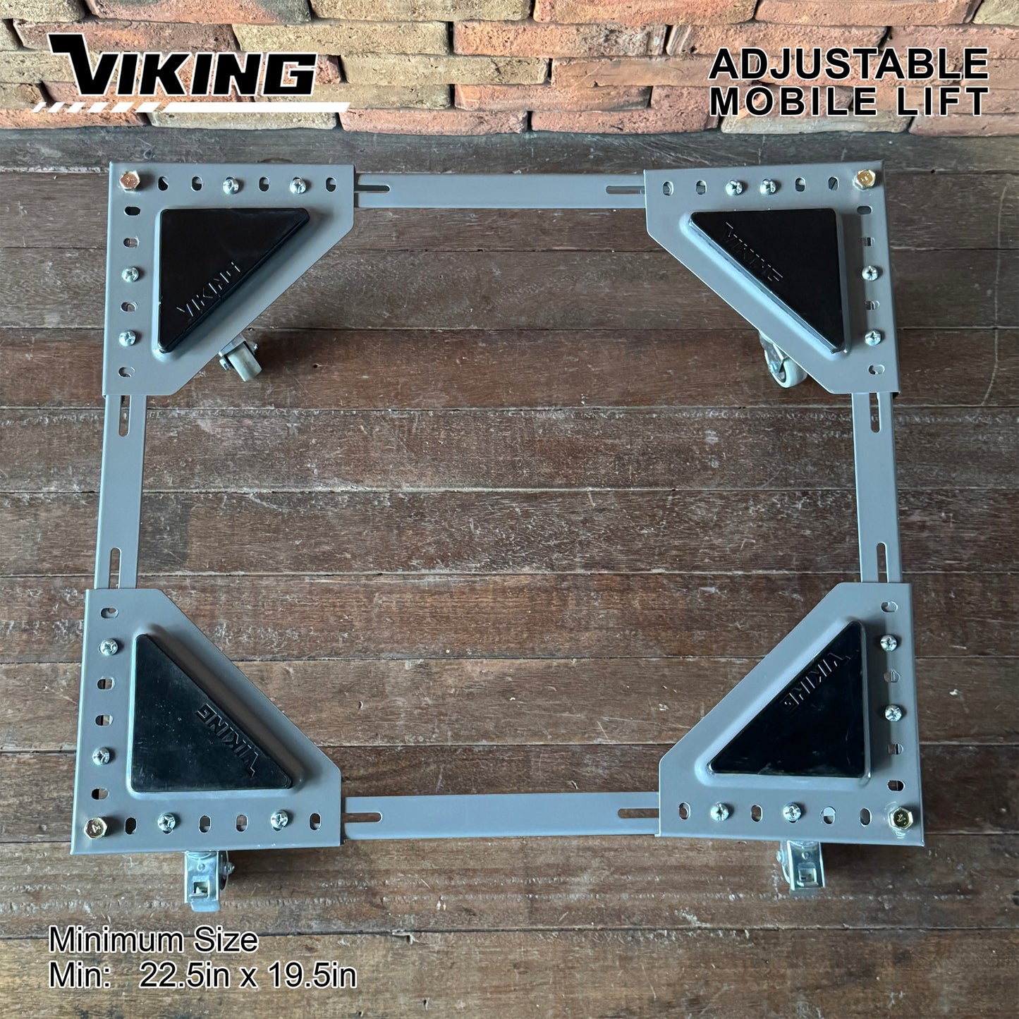 VIKING Adjustable Mobile-Lift for Appliance 100kg Heavy Duty Capacity 2" Wheel with Brake