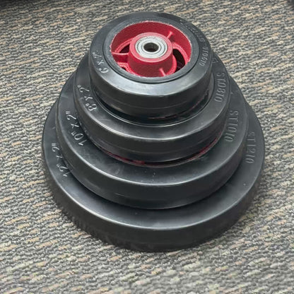 VIKING SOLID RUBBER WHEEL for Handtruck/Pushcart (kartilya) 4/5/6/ 8/10 inches Heavy Duty (1 pc)