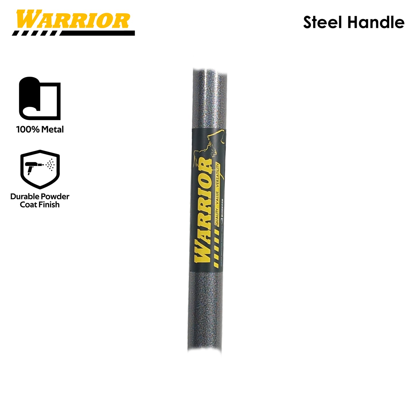 WARRIOR 40.5-Inch SHOVEL ALL-STEEL(Pala) with D-Handle for Gardening and Digging Heavy Duty